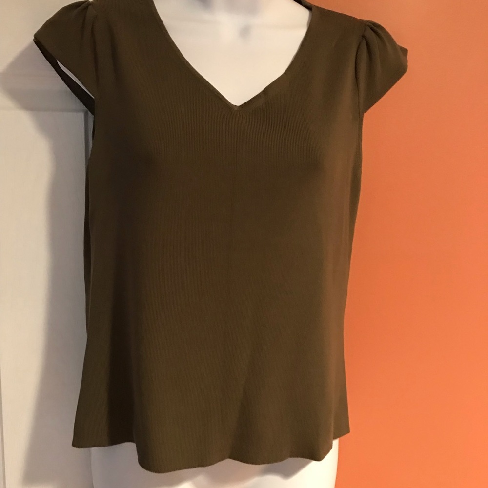 🍏🍏🍏 Best Quality Jersey Stretchy Dark Olive Top, PL